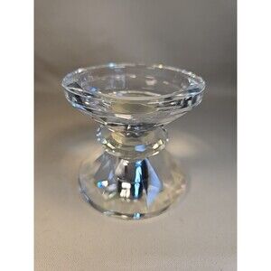Prism Cut Crystal Taper/Pillar Candle Holder 102405